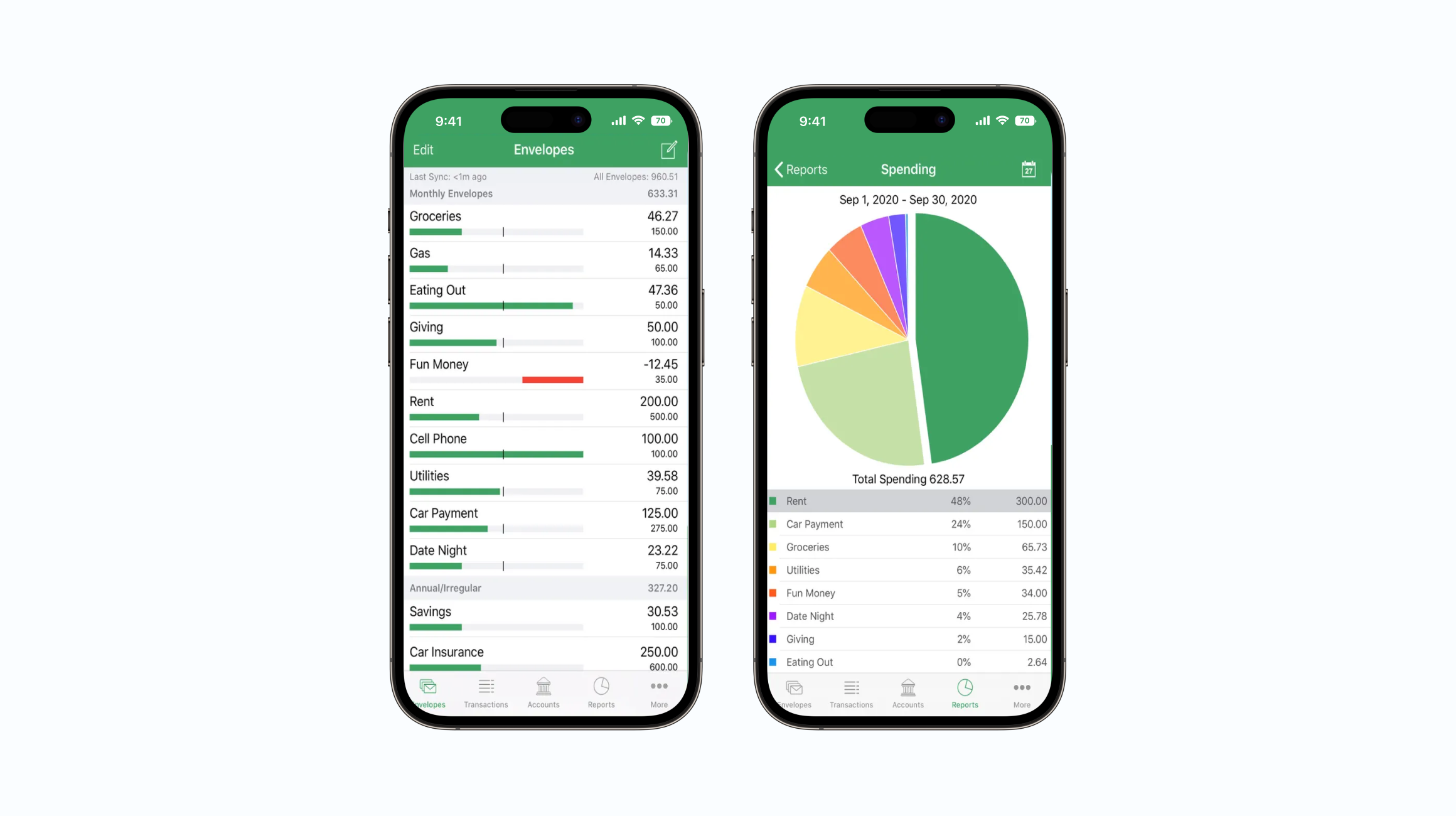 Finance App: Budgeting