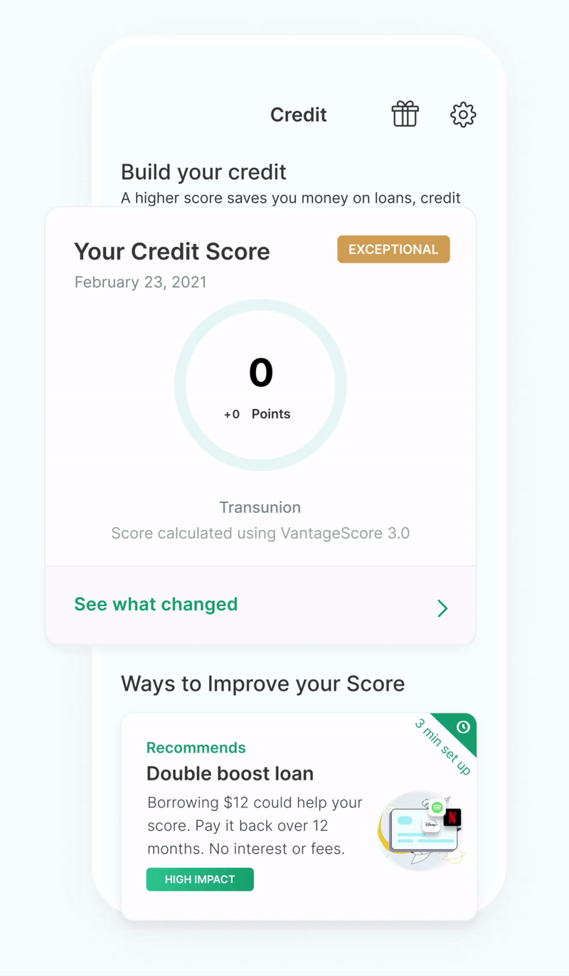Improving credit scores