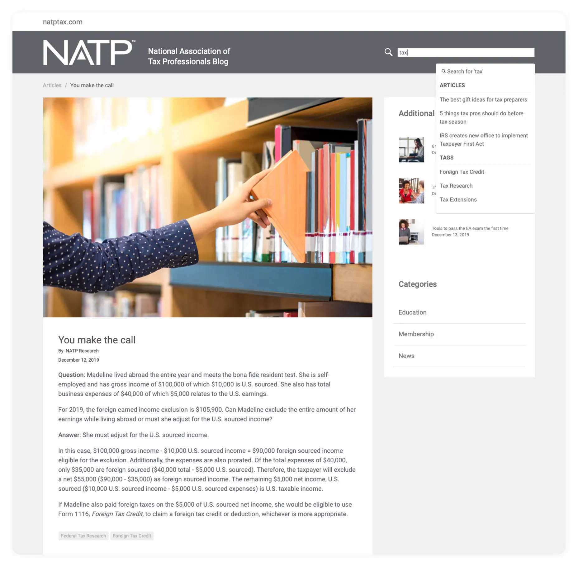 NATP NATP National Association of Tax Professionals
