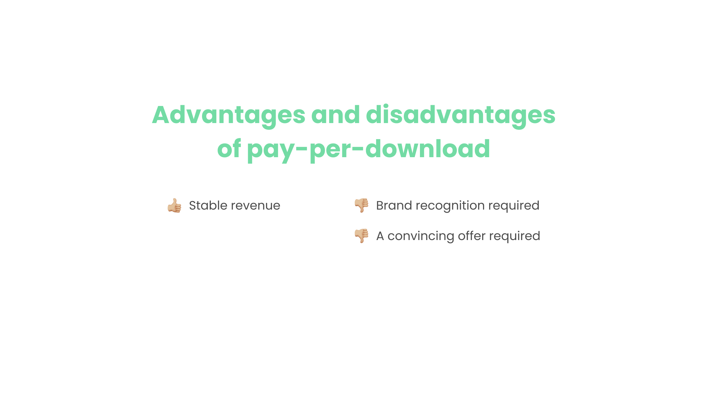 Paid app pros and cons