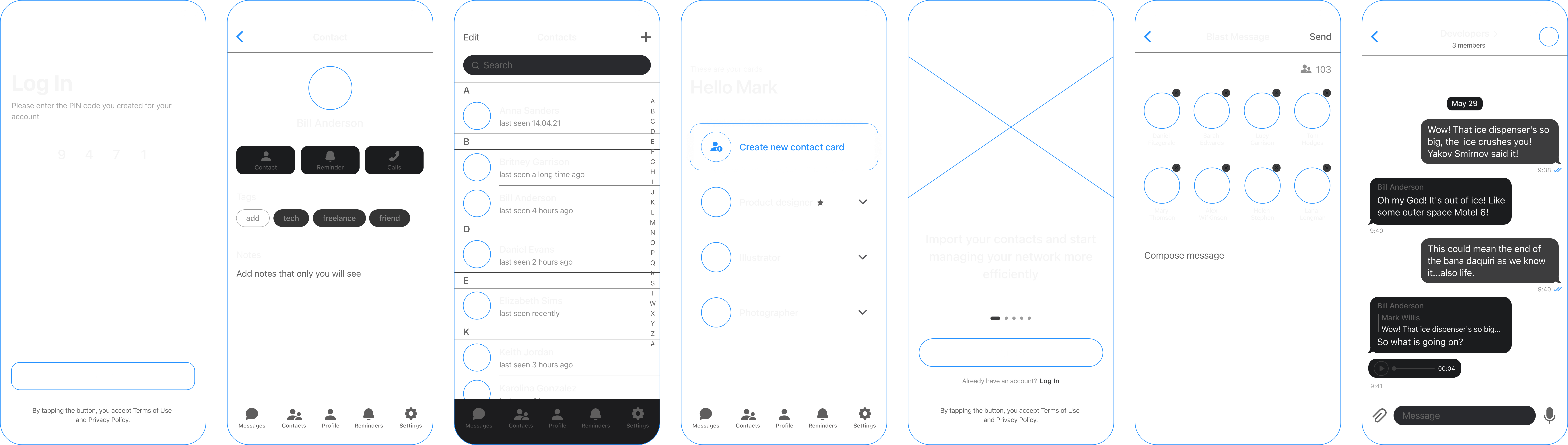 BlackBird Wireframe