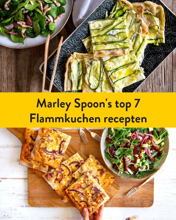 Marley Spoon's top 7 Flammkuchen recepten