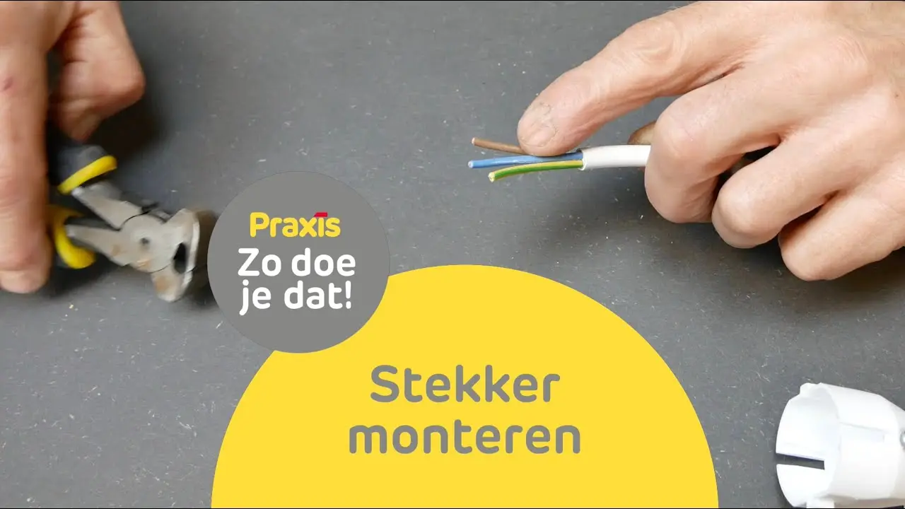 Stekker monteren