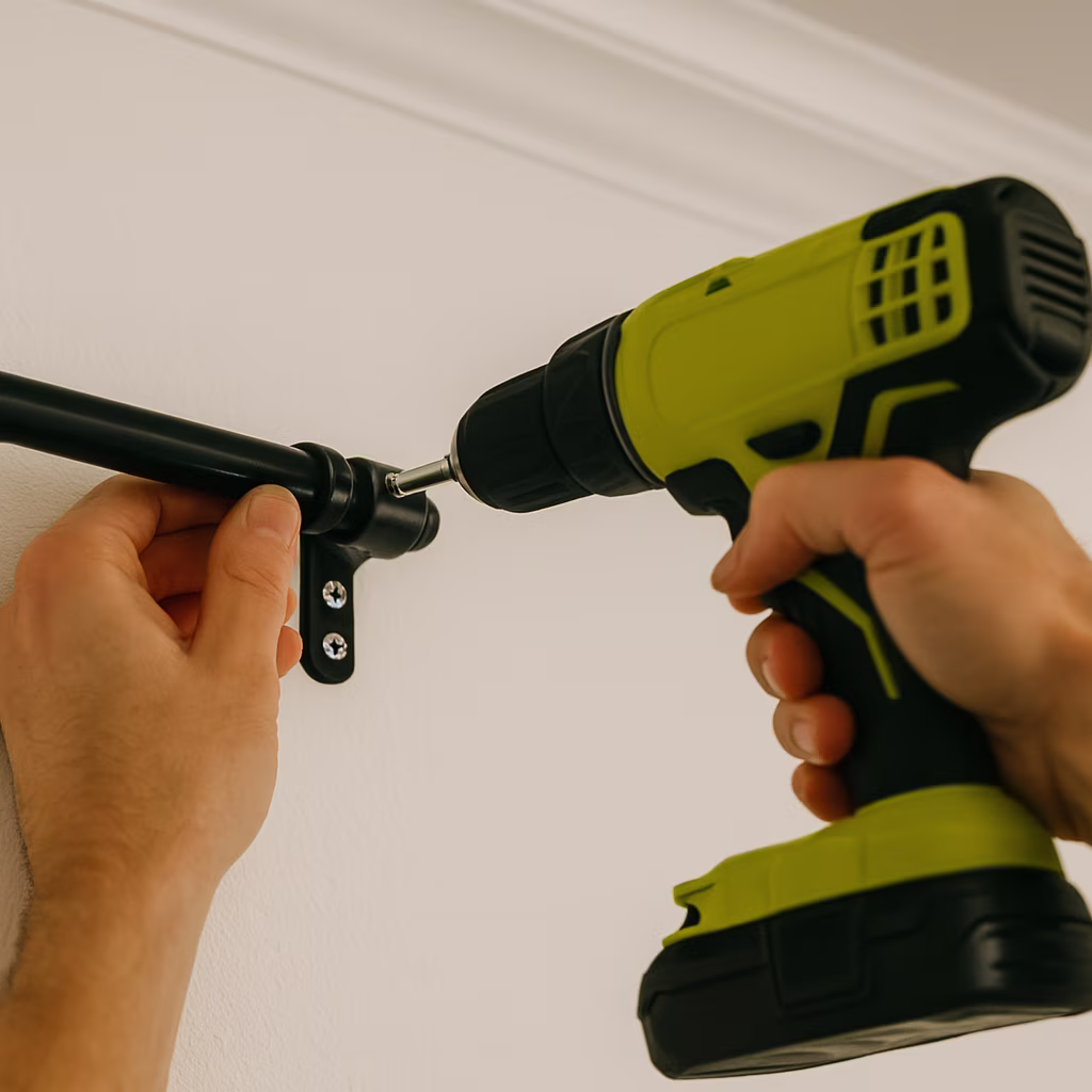 Gordijnrails laten ophangen