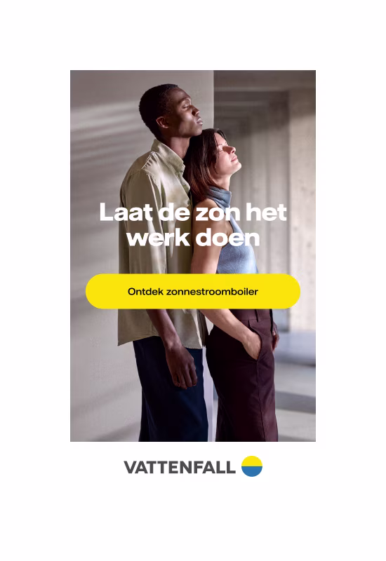 Vattenfall zonnestroomboiler | Praxis
