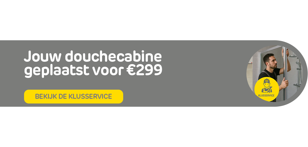 Laat je douchecabine eenvoudig plaatsen via onze klusservice
