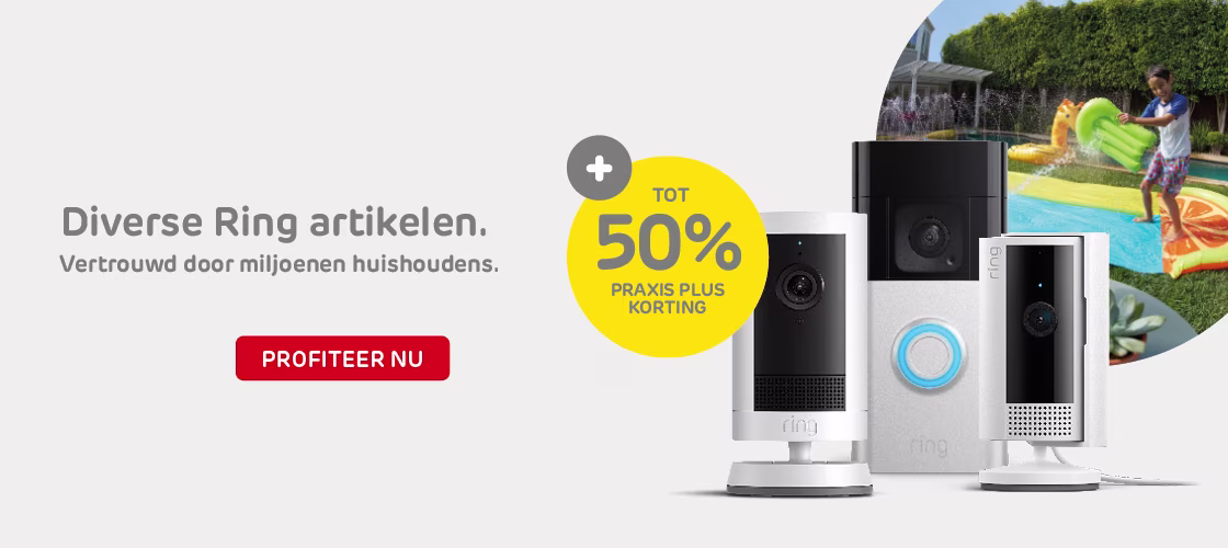 Ring met korting bij Praxis