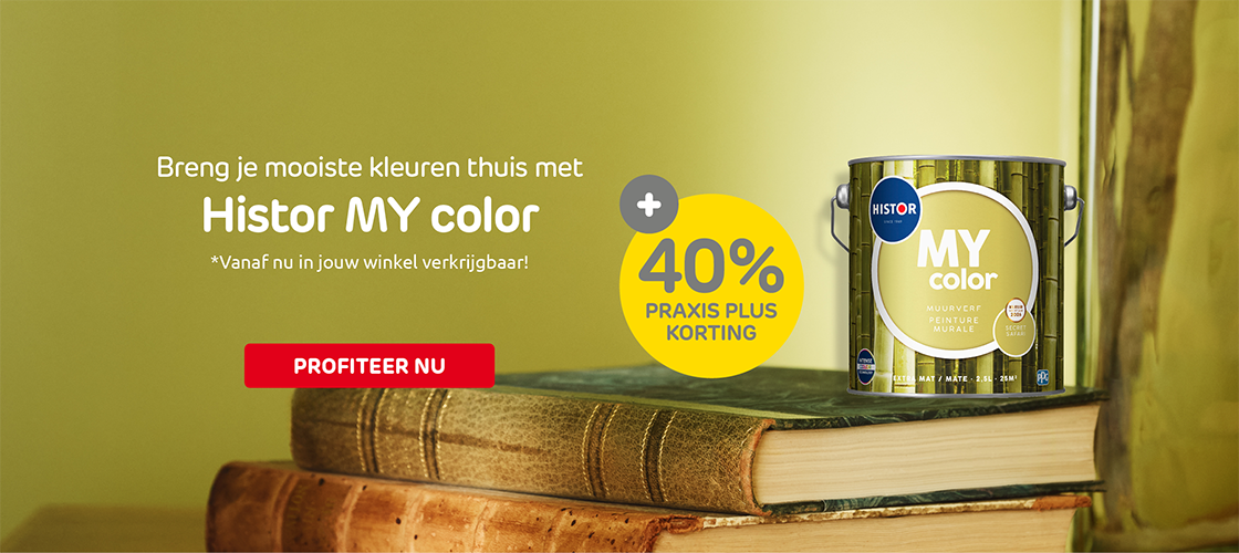 Korting op Histor MY color - kleur van het jaar