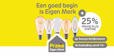 Een goed begin is Praxis Eigen Merk