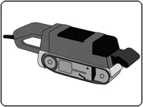 Bandschuurmachine | Ponceuse à bande