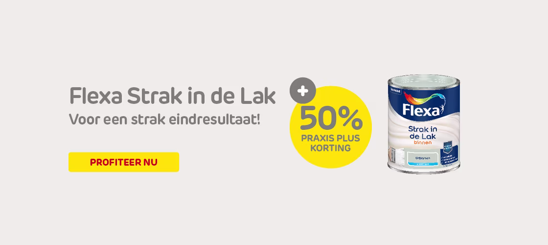 Flexa Strak in de Lak aanbieding | Praxis Bouwmarkt