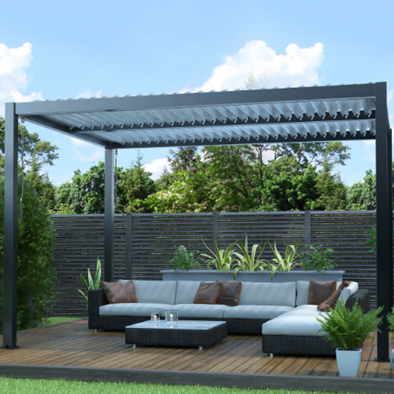 hart sigaar Menda City Pergola tuin: houten, aluminium en stalen pergola's | Praxis