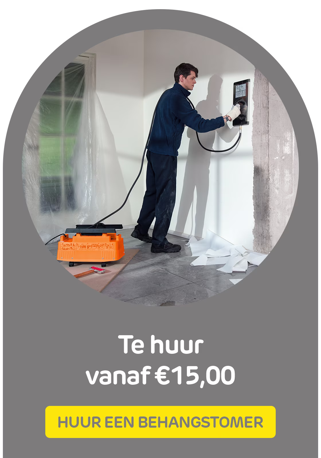 Huur een behangafstomer bij Praxis via de Boels verhuurservice