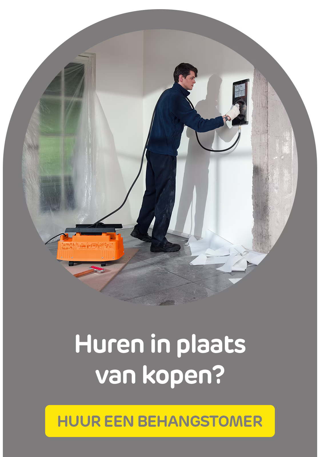 Huur een behangafstomer bij Praxis via de Boels verhuurservice