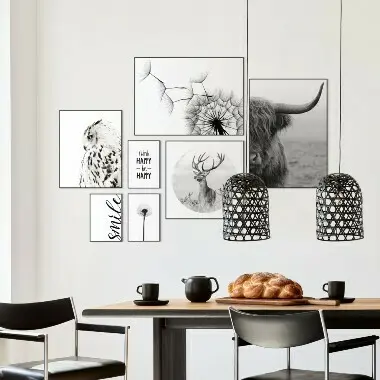 eetkamer art wall 2