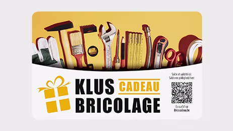 Klus cadeau kaart | La carte cadeau bricolage