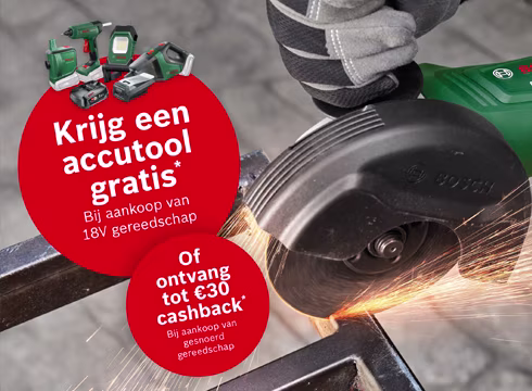 Gratis accu bij aankoop van Bosch gereedschap | Praxis