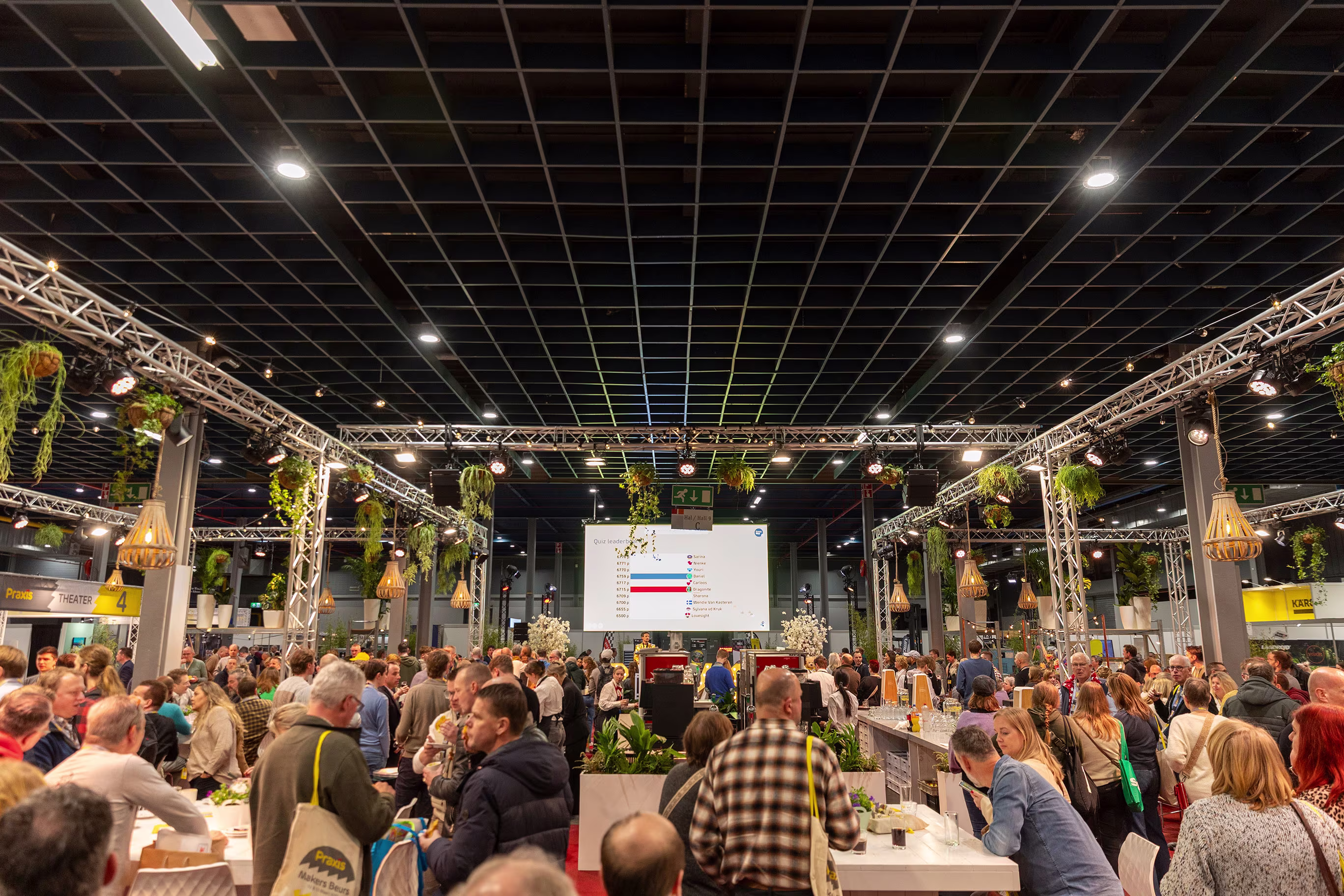 Horecaplein op de Praxis Makers Beurs