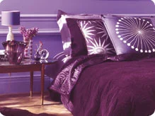 Een paarse kamer | Une chambre violette 