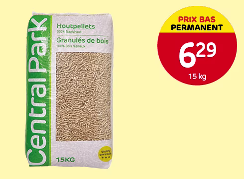 Prix ​​bas permanent sur les pellets Central Park