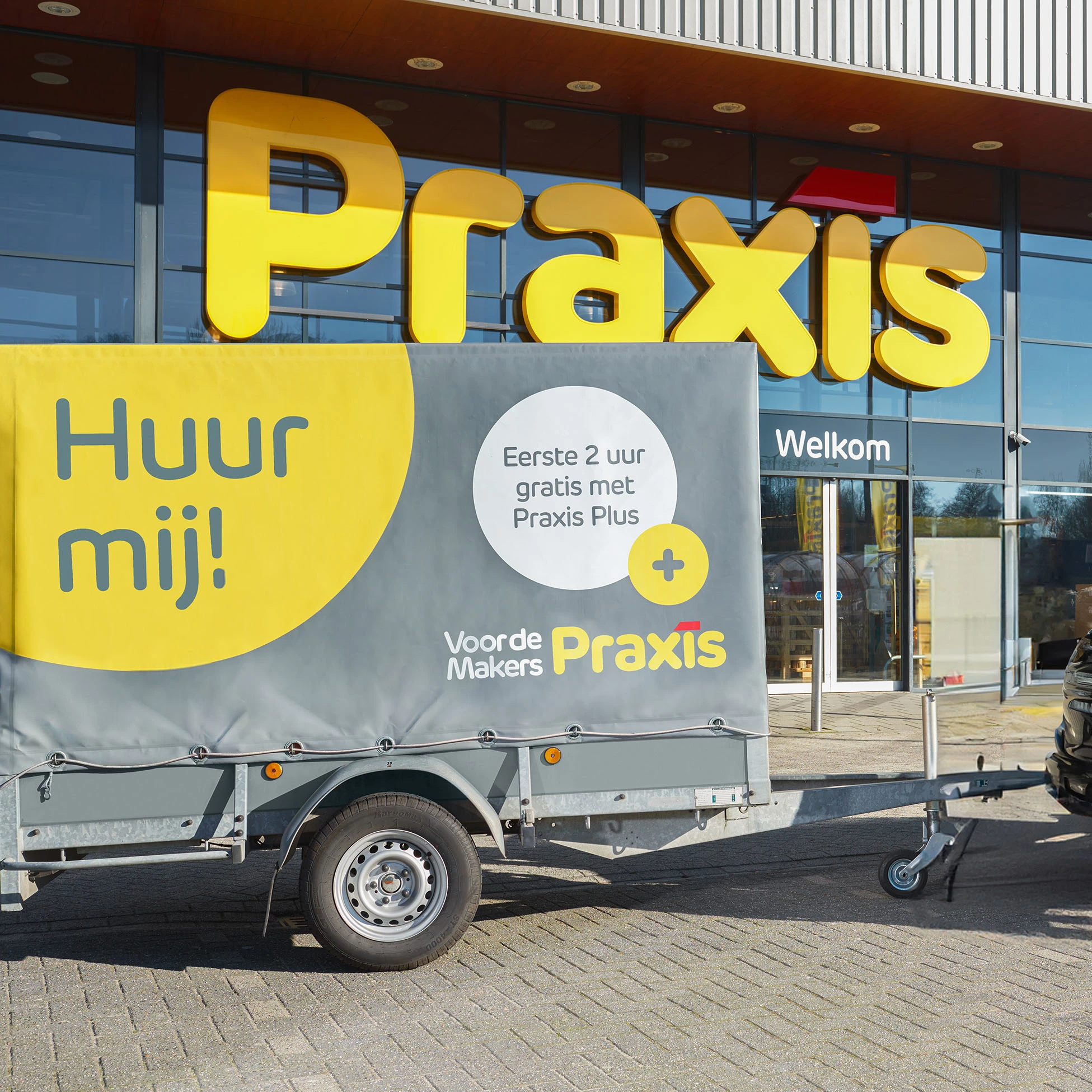 Aanhanger huren Praxis