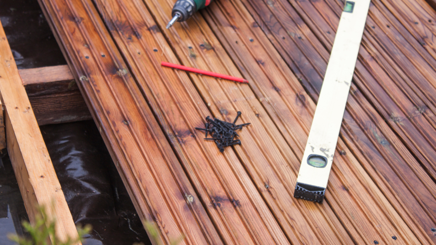 houten terras bouwen | construire une terrasse en bois