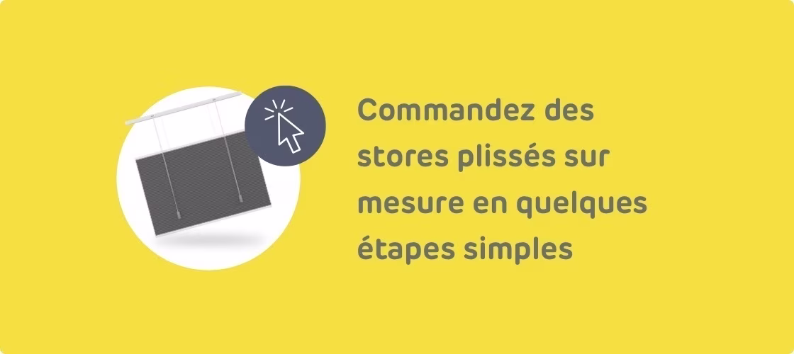 Commandez des stores plissés sur mesure