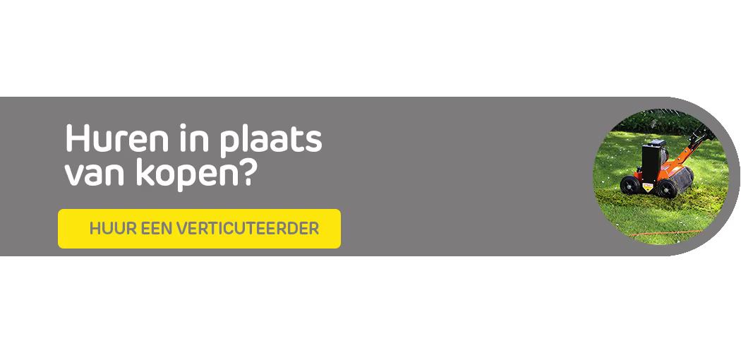 Huur een verticuteermachine bij Praxis via de Boels verhuurservice