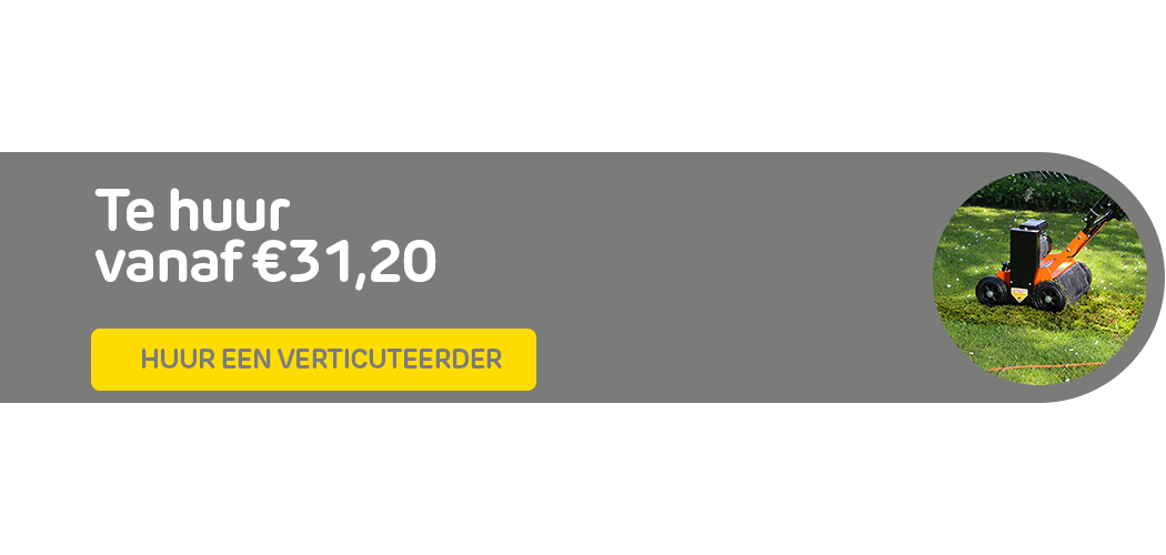 Huur een verticuteermachine bij Praxis via de Boels verhuurservice