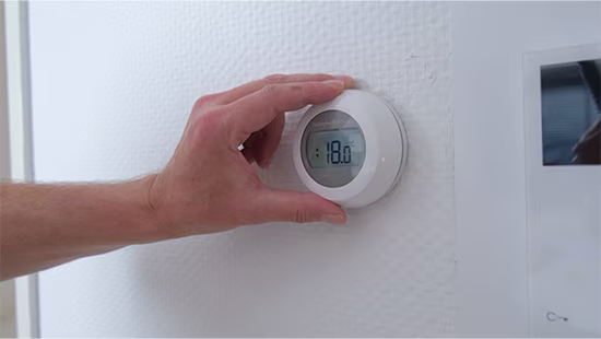 thermostaat hoger zetten