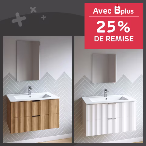 Promo Brico meubles de salle de bains Amélia