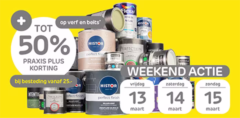 weekendactie verf