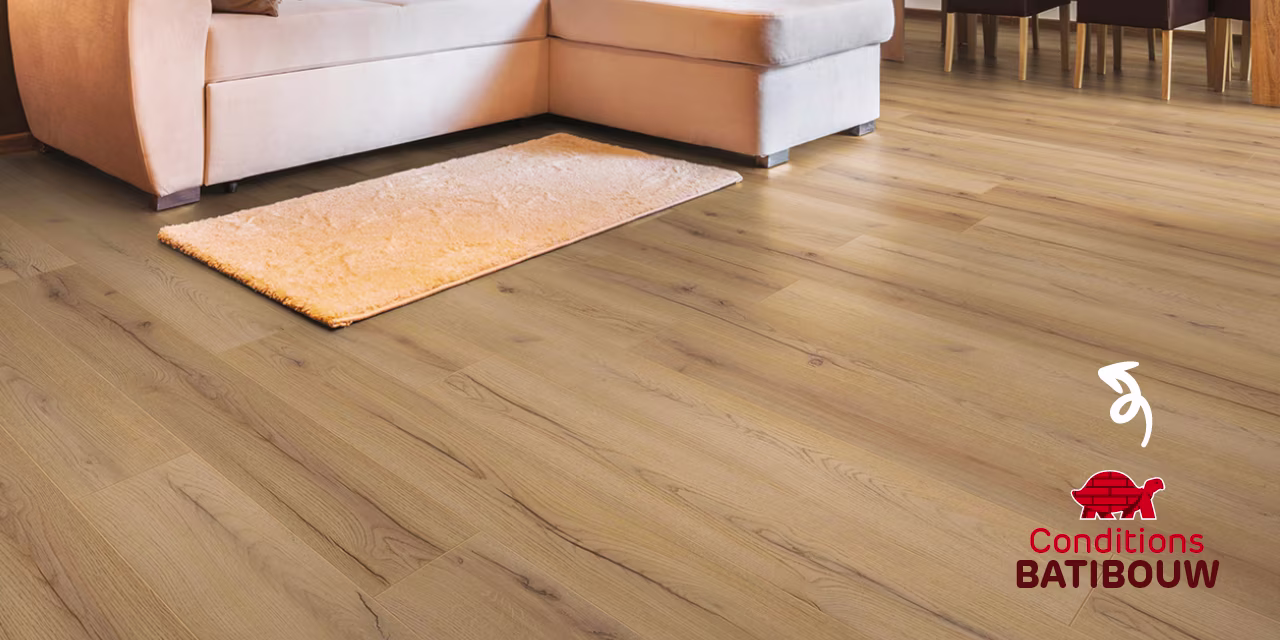 Promo Brico parquet stratifié chêne bastogne