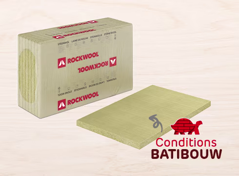 25% de remise sur le paquet de 10 panneaux d’isolation Rockwool