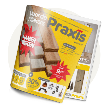 Praxis Folder week 46 met aanbiedingen