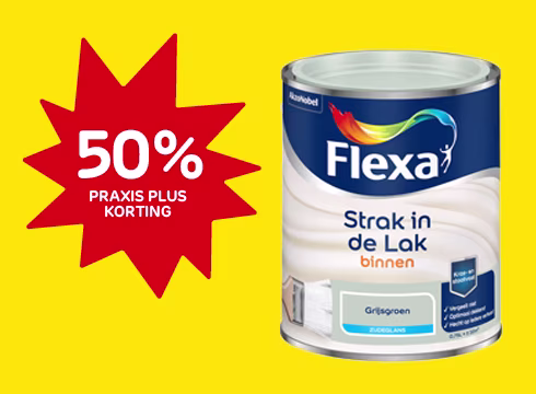 Hoge korting op Flexa Strak in de Lak*