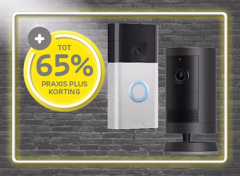 Korting op Ring deurbellen en camera's