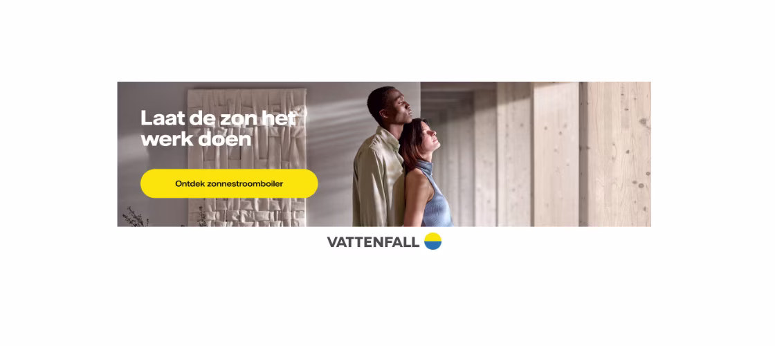 Vattenfall zonnestroomboiler | Praxis
