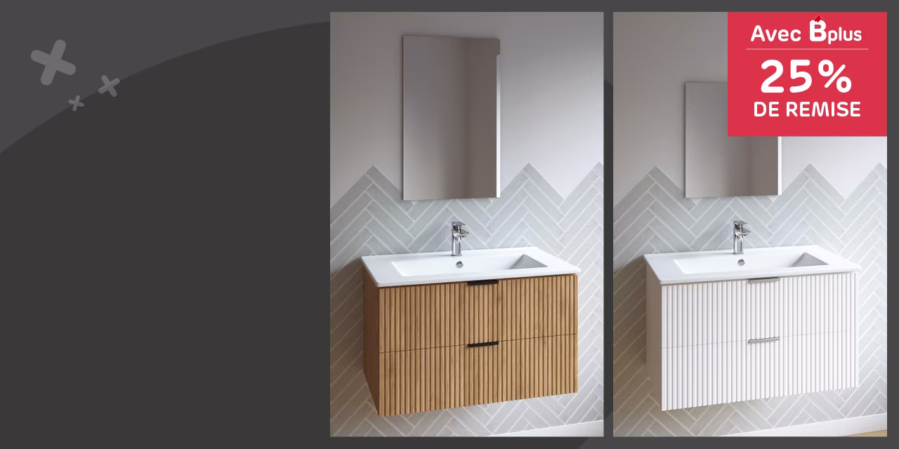 Promo Brico meubles de salle de bains Amélia