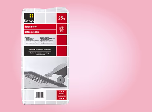 14% de remise sur le mortier béton Sencys