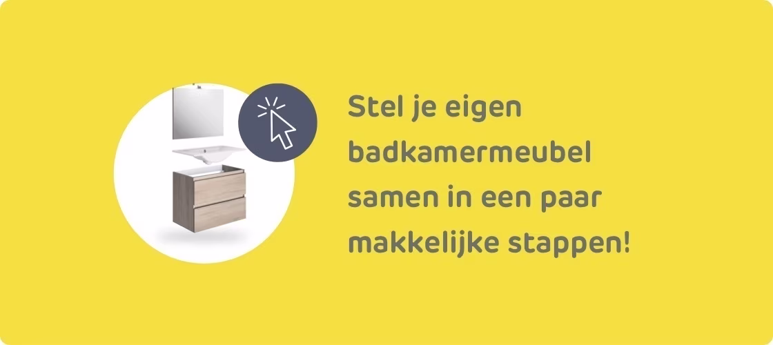 Stel je eigen badkamermeubel samen