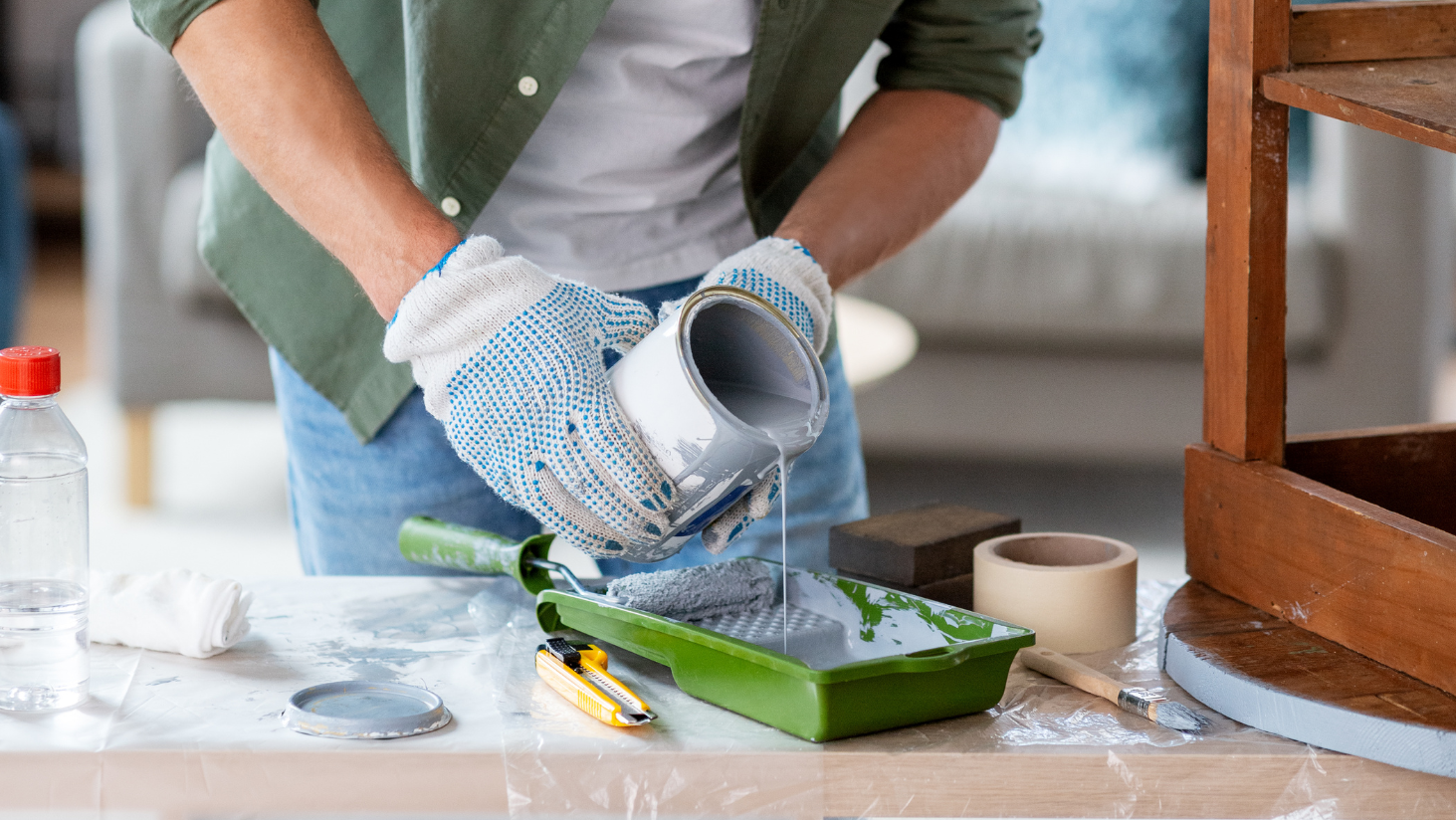 Ne plus jamais nettoyer votre bac à peinture