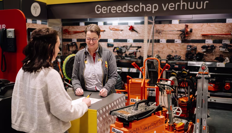 Gereedschap huren praxis