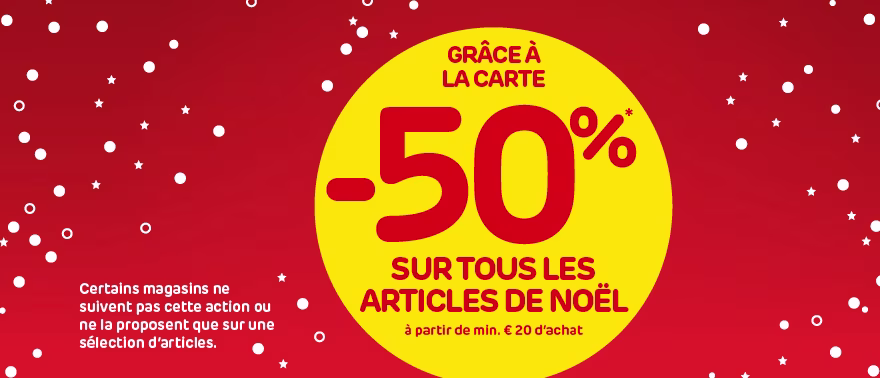 -30% sur tous les articles de Noël