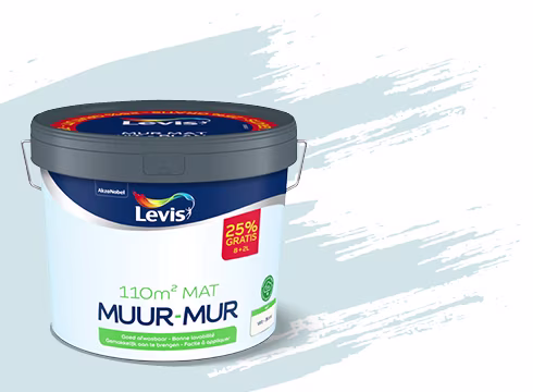 25% de remise sur la peinture murale Levis 8L + 2L gratuit