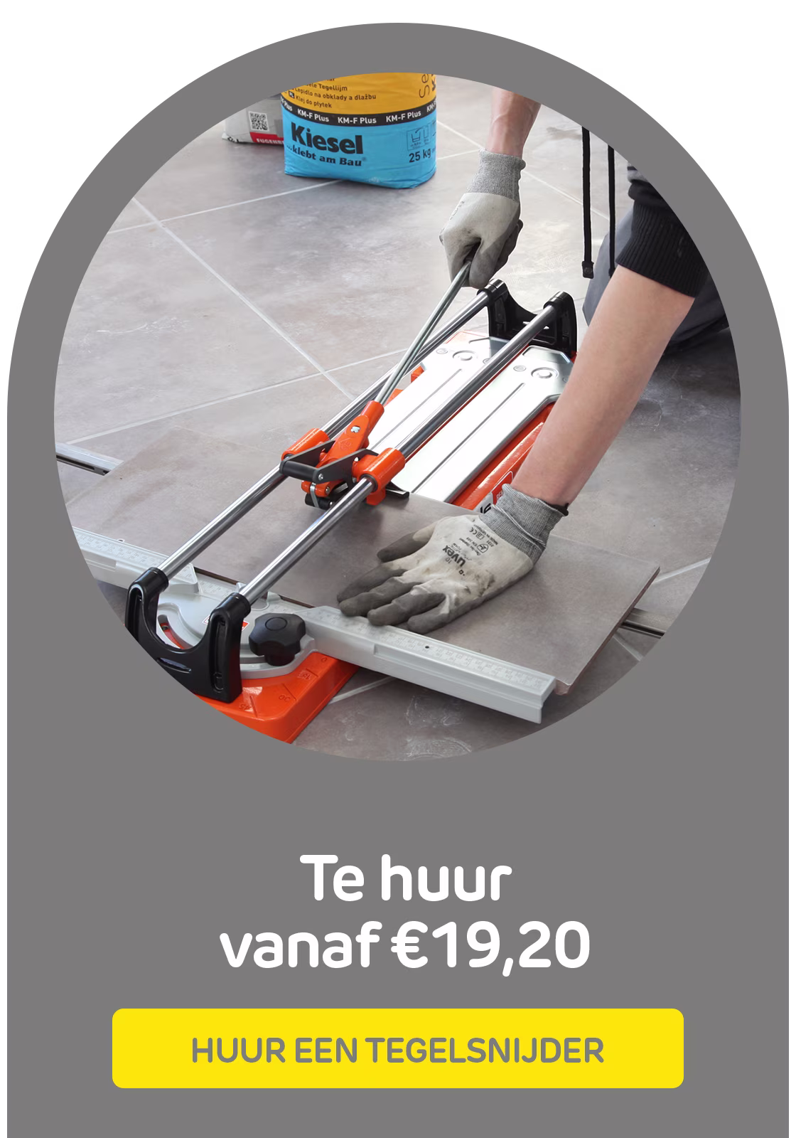 Huur een tegelsnijder bij Praxis via de Boels verhuurservice