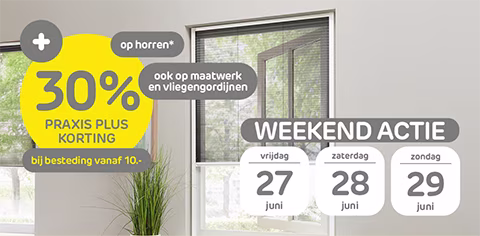 weekendactie horren
