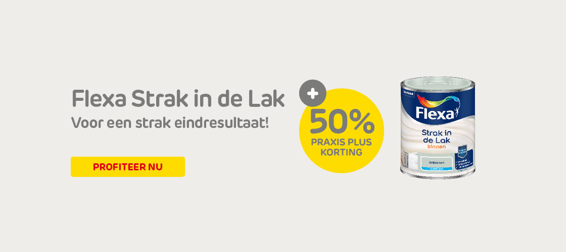 Flexa Strak in de Lak aanbieding | Praxis Bouwmarkt