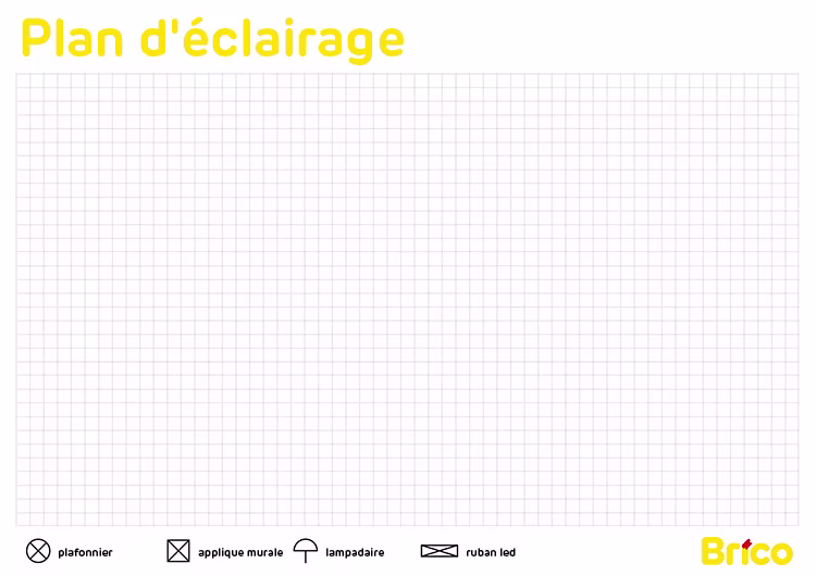 Modèle de plan d’éclairage