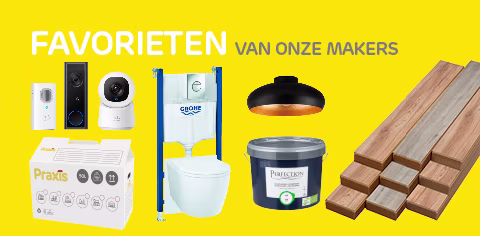 Korting op de Favorieten van onze makers bij Praxis